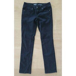 Mossimo Denim Mid Rise Straight Black Jeans Size SMALL